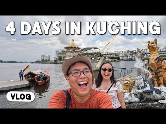 4 days in Malaysia (visiting family + exploring Kuching for the 1st time + trying Bidayuh food) Vlog