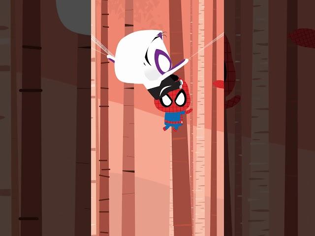 With great powers come great... multiverses! #MonicaToy #Spiderverse #shorts