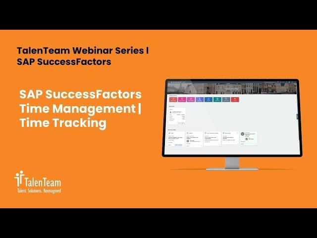 SAP SuccessFactors Time Management | Time Tracking