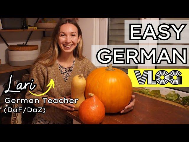 German Learning Vlog for Absolute Beginners | Comprehensible Input