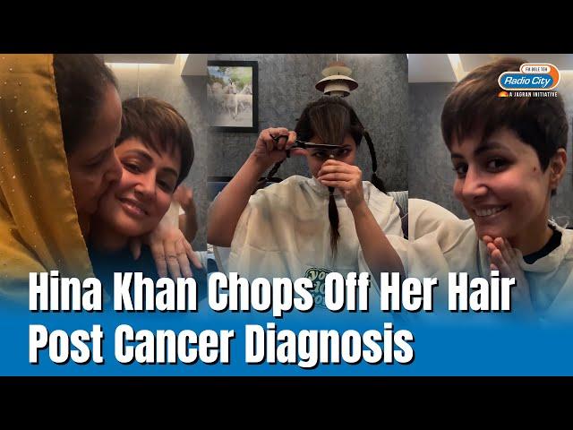 Hina Khan's mother weeps as she cuts her long locks during breast cancer chemotherapy | Trending