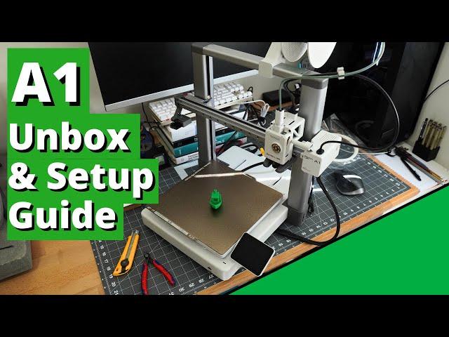 Bambu Lab A1 3D Printer | Unbox and Setup Guide