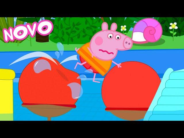 Peppa Pig Português Brasil | Corrida de Obstáculos | NOVO Contos da Peppa Pig |