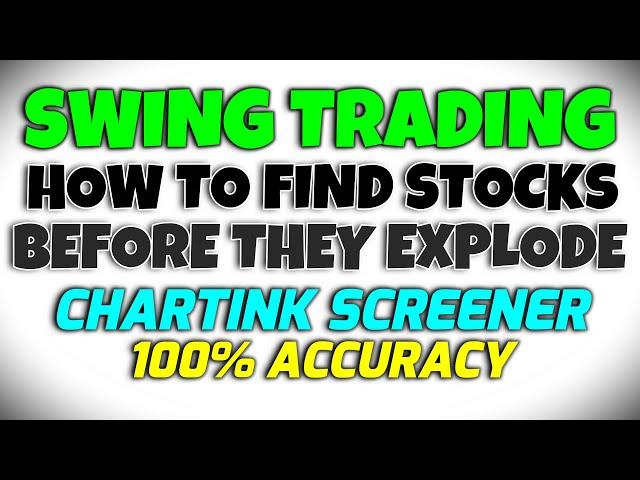 Premium Chartink Screener for Swing Trading | How to Use Chartink Screener for Swing Trading