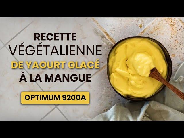 Yaourt glacé végétalien que vous allez adorer| Optimum 9200A