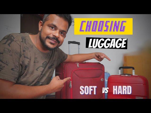 HARD VS SOFT LUGGAGE : SHOPPING TROLLEY BAG