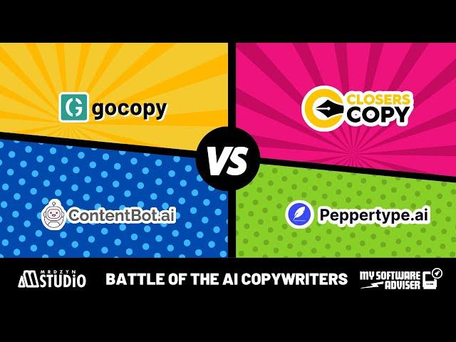 My Software Adviser SaaS Battles - AI Copywriting Tools GoCopy, ClosersCopy, ContentBot, Peppertype