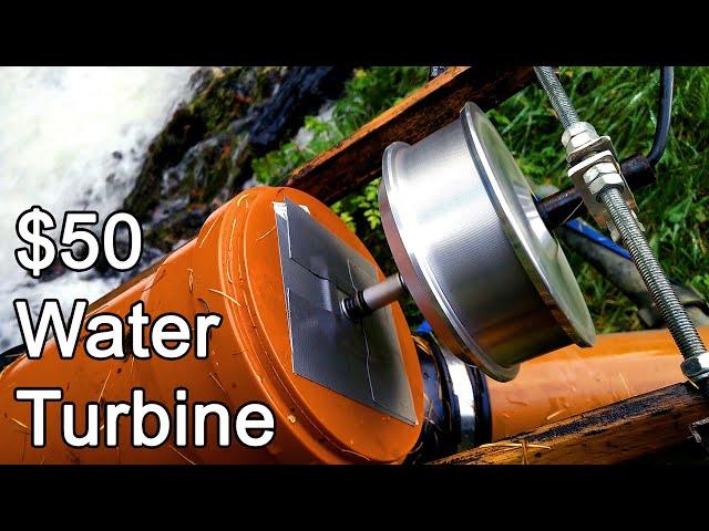 Real World Results From The $50 Water Turbine