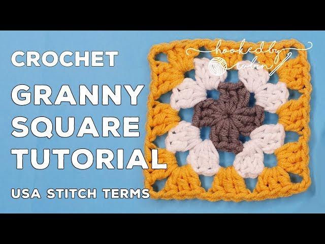 How to Crochet a Granny Square for ABSOLUTE BEGINNERS