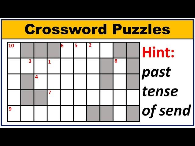Crossword Puzzles-01|English Puzzle|Questions|Crossword Riddles|Tricky Riddles|How smart are you???