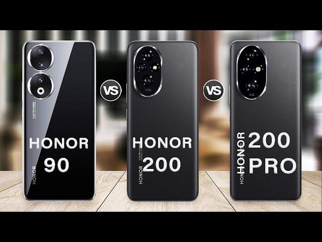 Honor 90 Vs Honor 200 Vs Honor 200 Pro Specs Review