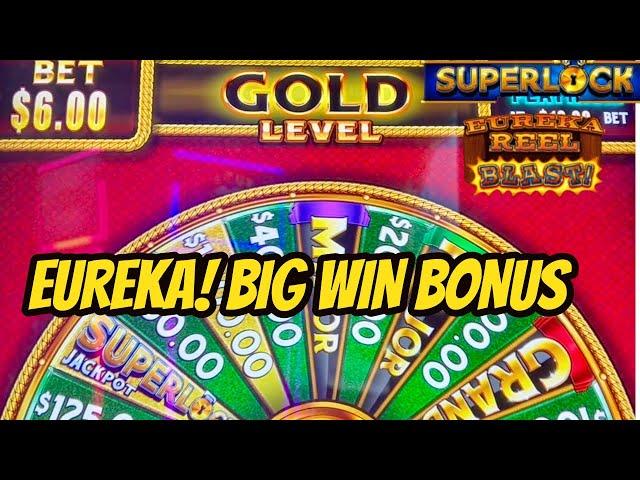 EUREKA! A BIG WIN SUPER LOCK BLAST BONUS