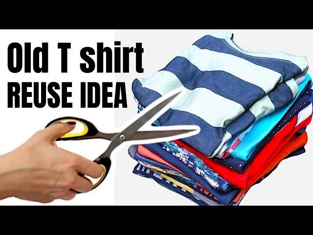 DIY idea From Old T-shirt // Recycle Idea From Old T-shirt // By Hand made Ideas