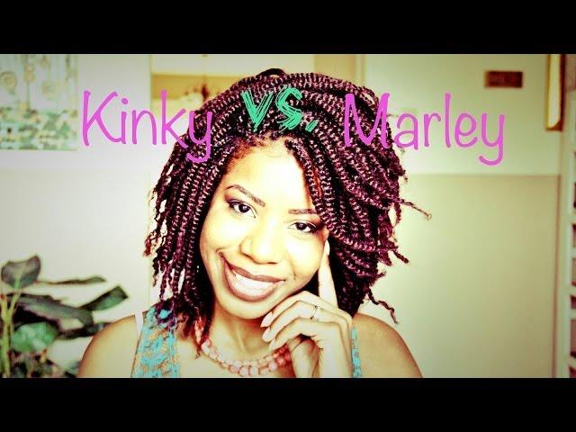 Kinky Twist Hair vs. Marley Twist Hair | TEEDAY6