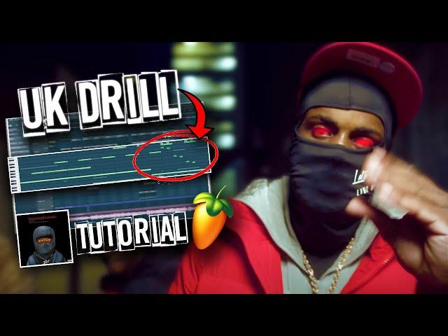 HOW TO MAKE INSANE UK DRILL BEATS WITH CRAZY 808S (fl studio tutorial)