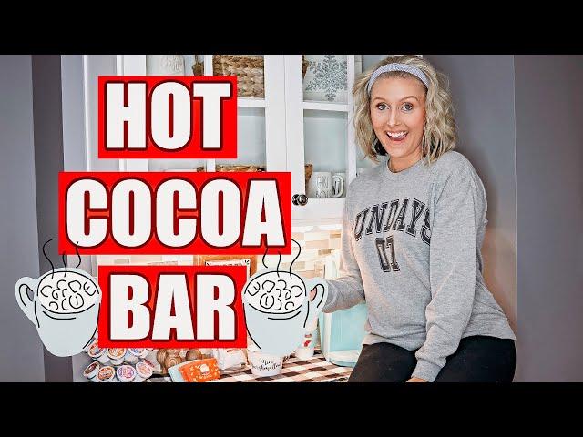 DIY HOT COCOA BAR-CHRISTMAS HOT COCOA BAR IDEAS 2019- COFFEE BAR IDEAS-JESSI CHRISTINE