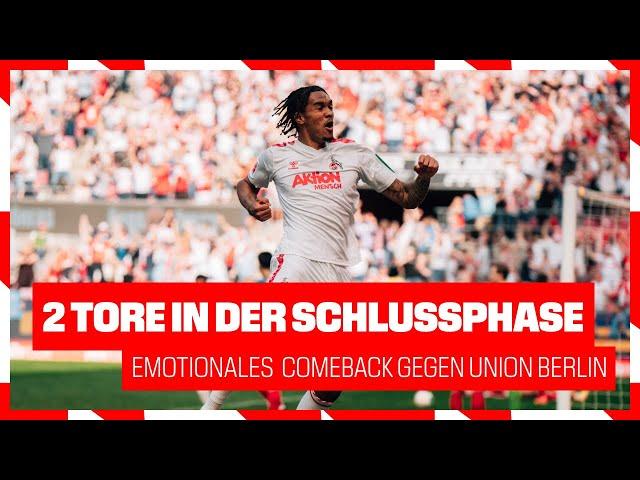 VERRÜCKTE Aufholjagd!  | Sieg in der Nachspielzeit | 1. FC Köln - Union Berlin 3:2 | Highlights