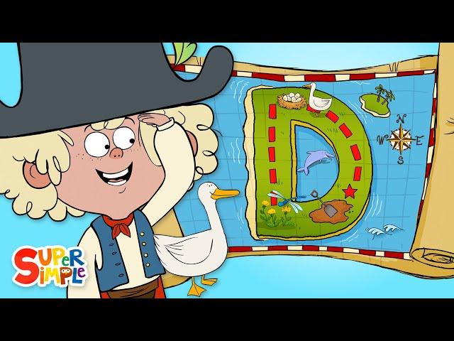 A Daring Adventure on "D" Island | Captain Seasalt And The ABC Pirates | Educational Cartoon