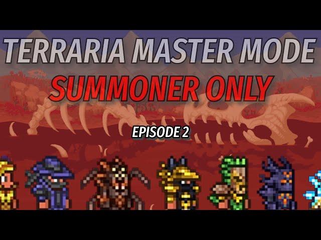 Can I beat MASTER MODE Terraria as a SUMMONER? | Episode 2