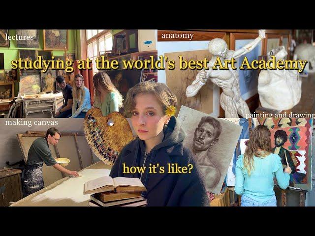 Studying at the world’s best Art Academy - how it's like?//Repin Academy VLOG 4K