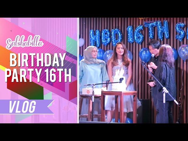 Salshabilla #VLOG - SURPRISE BIRTHDAY PARTY