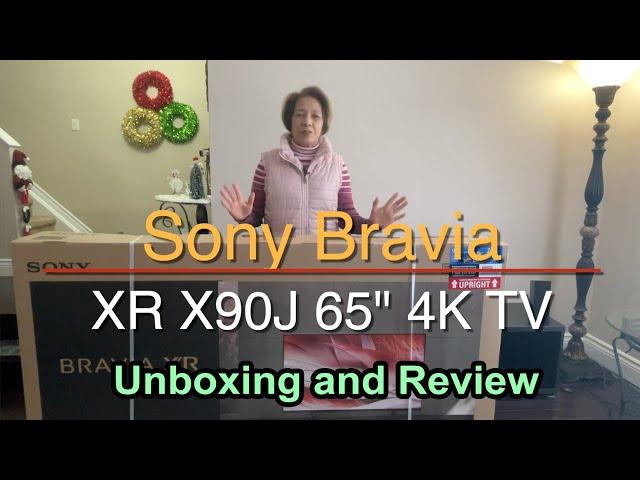 Sony Bravia XR X90J 4k TV 65 inch unboxing and review