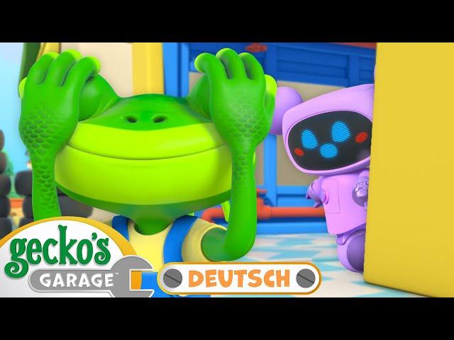 Buntes Mechaniker-Versteckspiel | 30-minütige Zusammenstellung｜Geckos Garage Deutsch für Kinder 