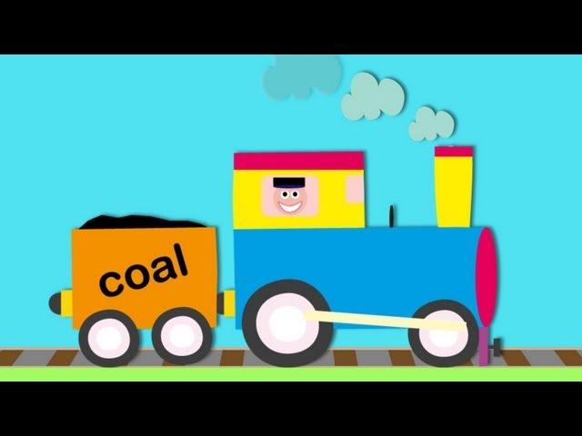 Trains for Children | Let's Build...a Steam Train | Toddler Fun Learning