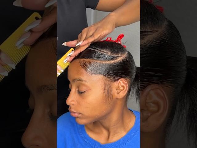 The Detailed Extended Version of this Sleek Ponytail is available on my channel NOW! #sleekponytail