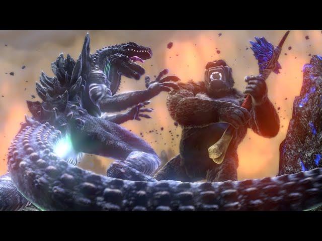 Kong vs. Zilla - MonsterVerse Fight Animation