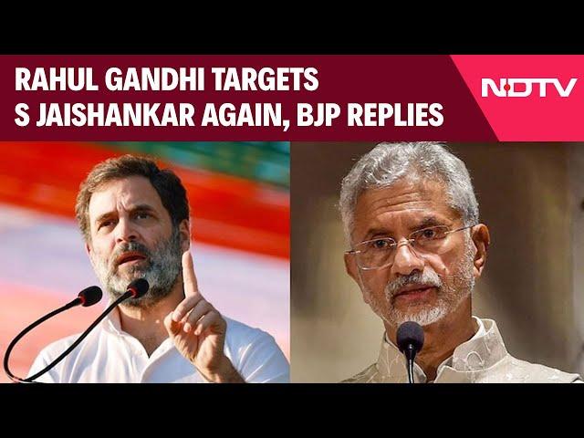 Rahul Gandhi News | "Silence Is Damning": Rahul Gandhi Targets S Jaishankar Again, BJP Replies