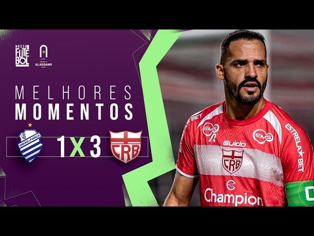 HAT-TRICK DE ANSELMO RAMON NO CLÁSSICO - CSA 1x3 CRB Melhores Momentos Alagoano 2024