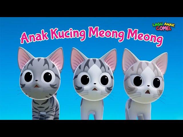 Anak Kucing Meong Meong ~ Animasi Kucing Lucu ~ Lagu Anak Populer