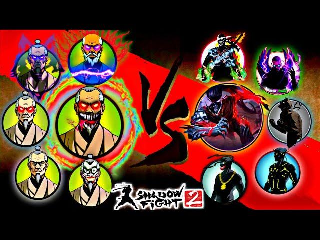 Shadow Fight 2 All Sensei Vs All Shadow