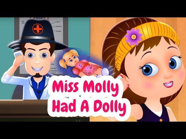 Miss Molly Had A Dolly | Children's Nursery Rhymes and Kids Songs | Baby Songs by Tinydreams