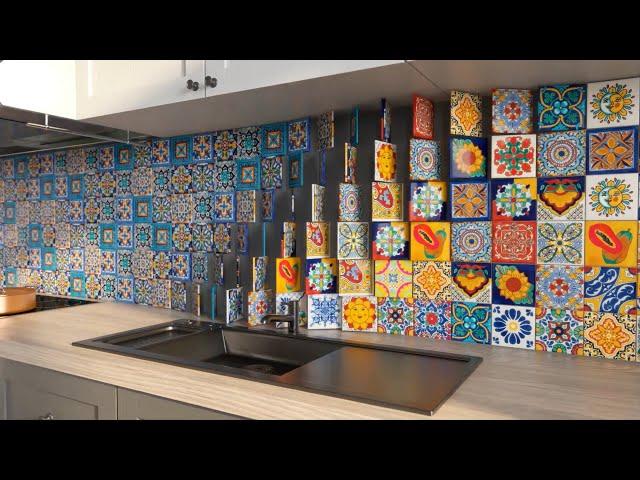 Mexican ceramic kitchen backsplash tiles ideas - Cerames