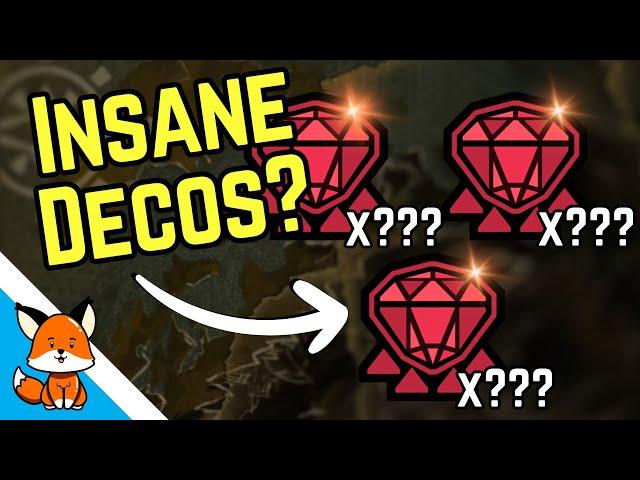 Can you get rare decos after 100 hunts in a single Guiding Lands expedition?