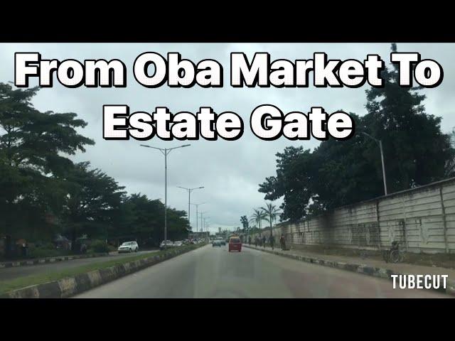 A Drive From Oba Market To Estate Gate Airport Road Benin City, Nigeria.