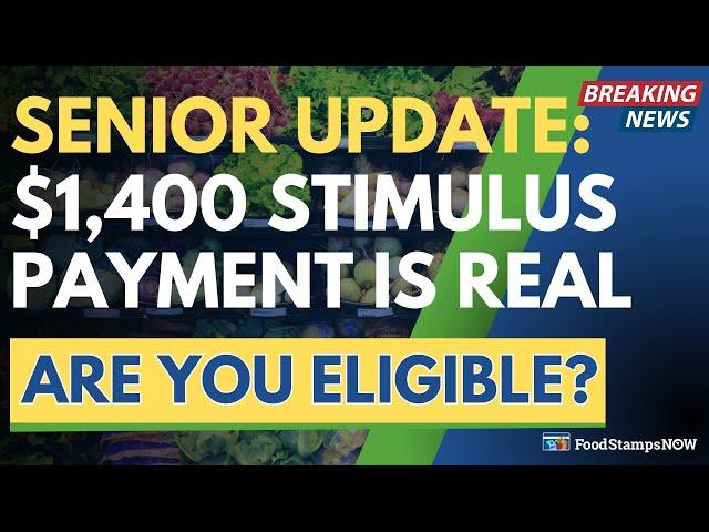 STIMULUS CHECK UPDATE: $1,400 Payments Coming January 2025