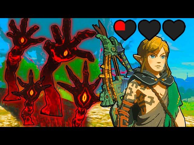 How I Beat Zelda Tears of the Kingdom On HARDCORE MODE!