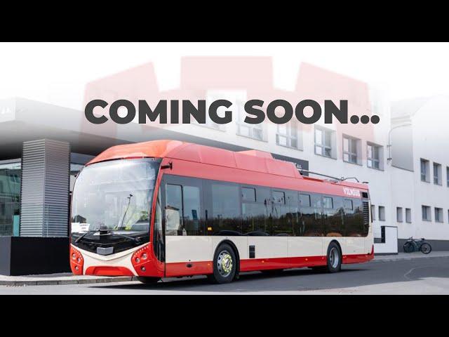 All Aboard! Vilnius' Beautiful New Trolleybuses Are Coming...