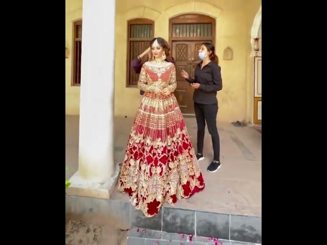 New bridal shoot of Moomal khalid  //shorts