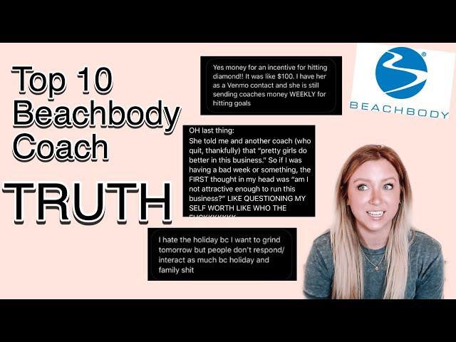 Top 10 Beachbody Coach Exposed | scummy, wrong, TRUE TACTICS revealed *SHOCKING PROOF* #ANTIMLM