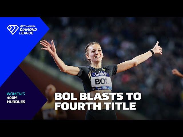 Femke Bol snaps up FOURTH Diamond Trophy in Brussels 400m hurdles - Wanda Diamond League 2024