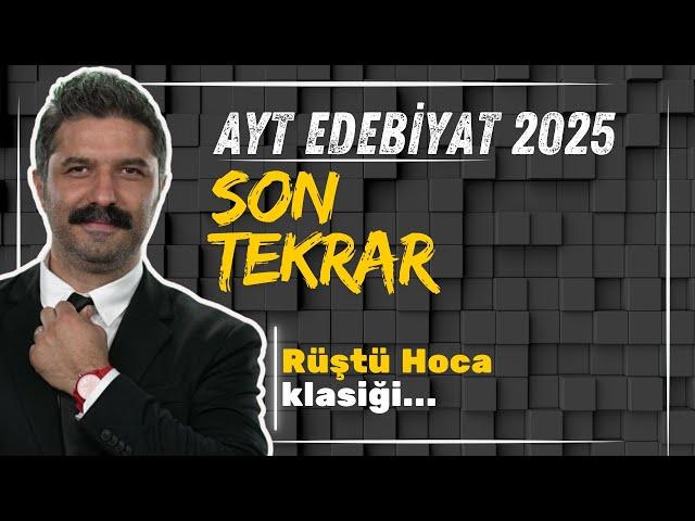 AYT Edebiyat Son Tekrar