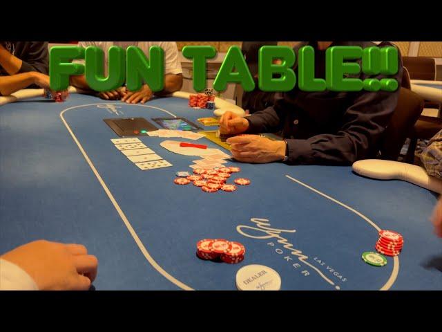 FUN Poker Table @ The Wynn!! | Poker Vlog | Episode 61