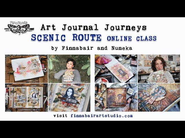 Art Journal Journeys - Scenic Route Online Class!