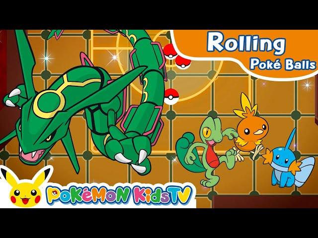 Rolling Poké Balls: Hoenn Region | Pokémon Fun Video | Pokémon Kids TV​