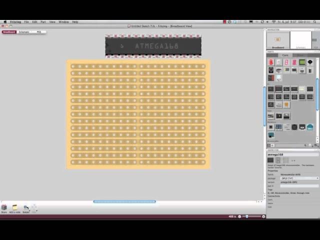 Fritzing Tutorial Stripboard