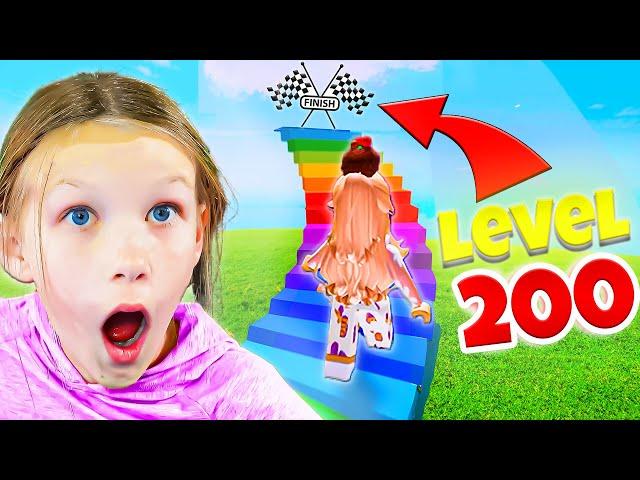 Playing oMega Obby on Roblox Levels 100   200!!